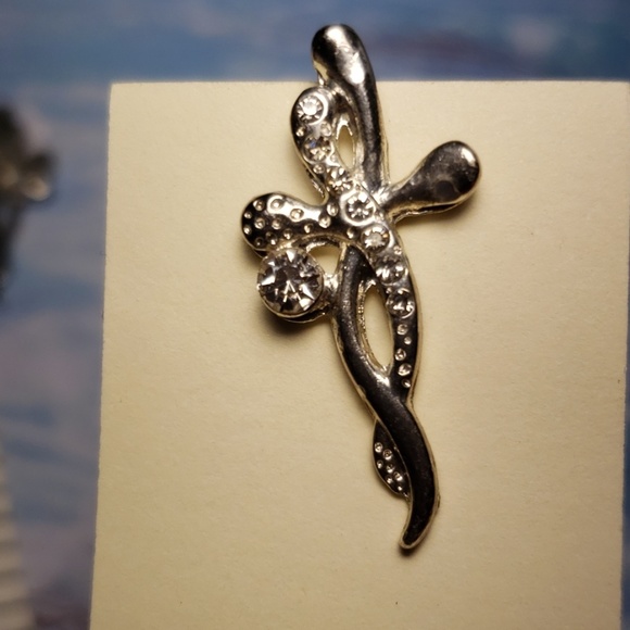 Two-pack pairs  Earrings Owl/Cross - Picture 5 of 6